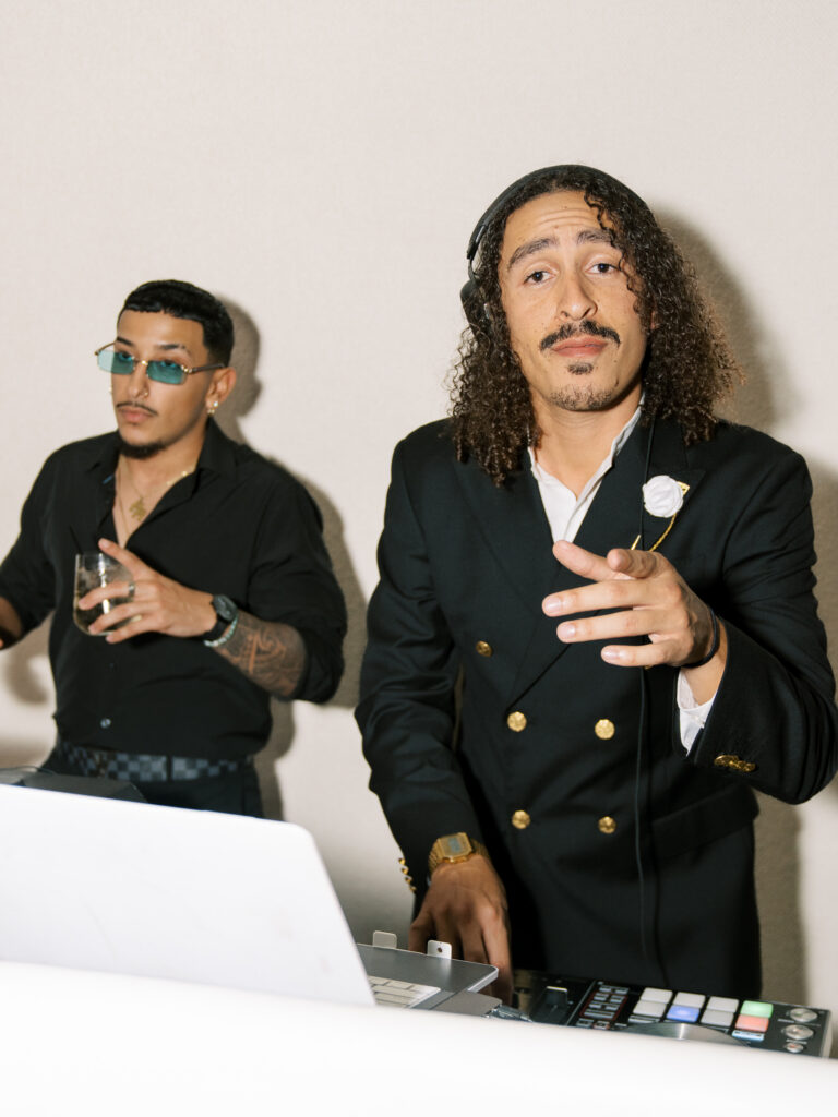 Wedding DJ performing at Tampa reception, Ybor City wedding celebration